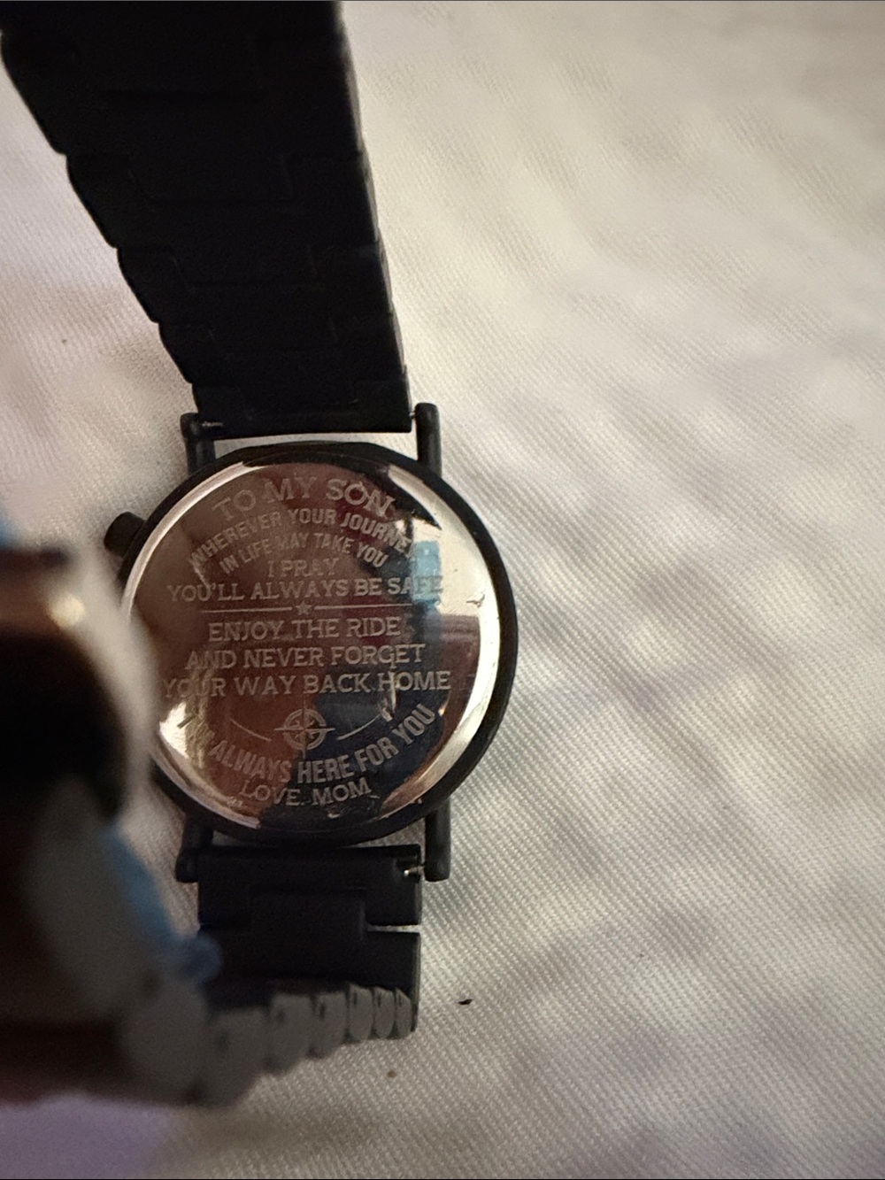Source Unknown Black and Brown Men's Watch Bracelet - Picture 3 of 4
